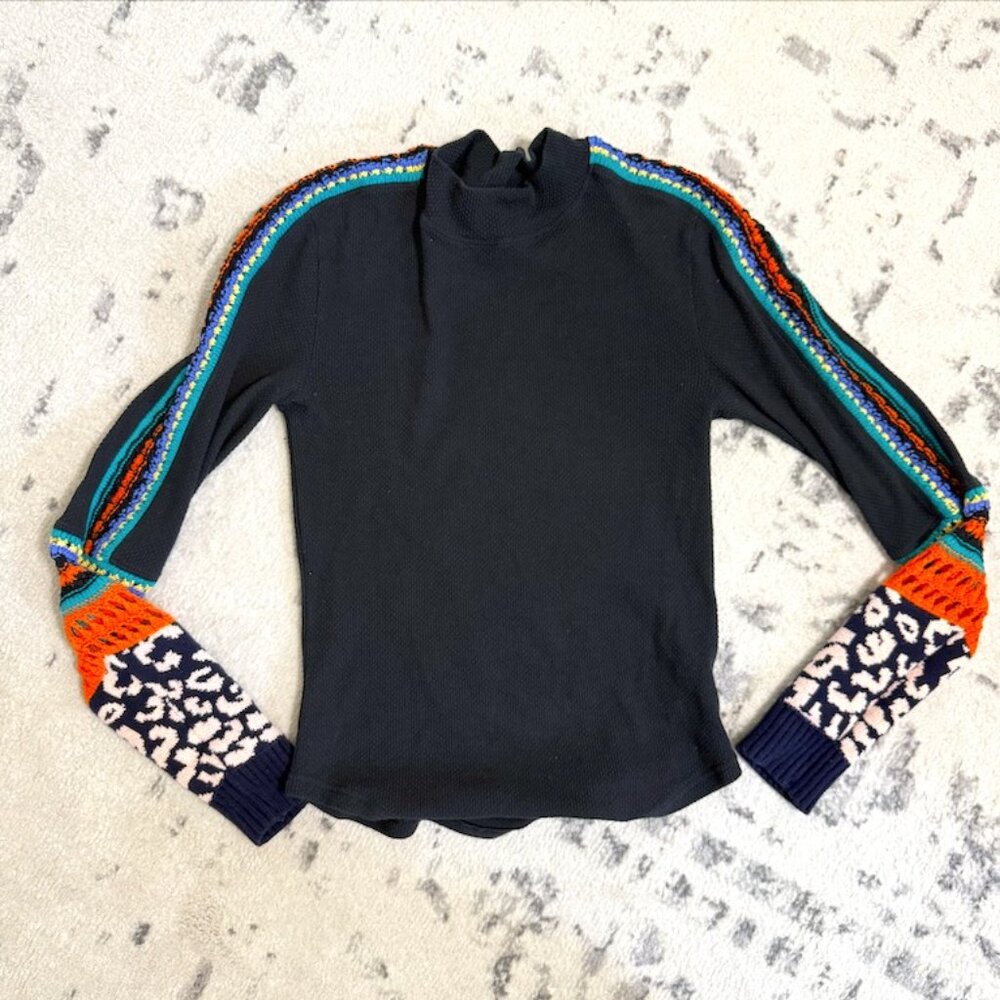 Free People Switch It Up Cuff Thermal Top